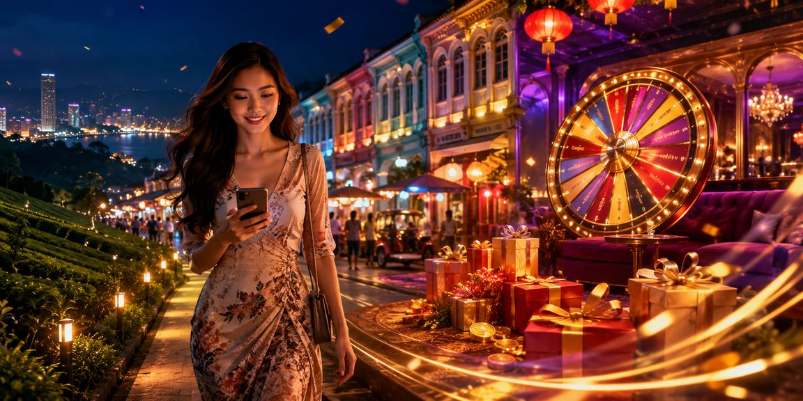 Permainan Roulette gaya Malaysia di Pulau Pinang dengan suasana kasino digital